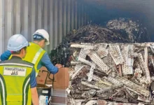 E-waste blitz: 2 shipping agents targeted