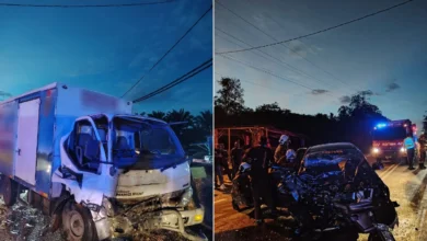 Mother and 3-month-old baby killed in head-on collision in Kota Tinggi