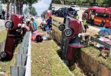 Seorang wanita maut, tiga ahli keluarga cedera dalam nahas di Taman Bertam Impian