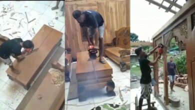 Suami belah rumah jadi dua gara-gara isteri curang