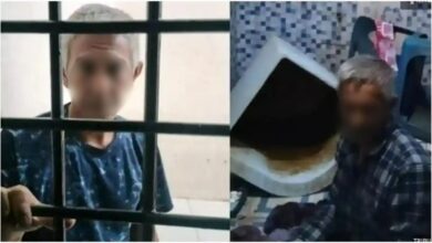 Isteri minta cerai dibakar suami