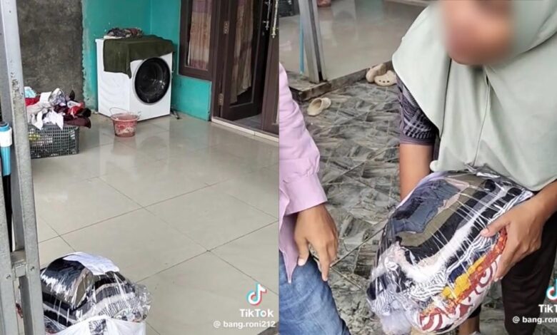 Pemilik dobi ‘kantoi’ pakai baju pelanggan