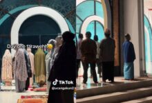 Penduduk solat tarawih 2 kiblat