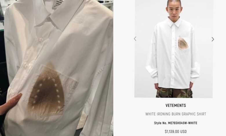 Baju ada ‘cop seterika’ dijual lebih RM4,000