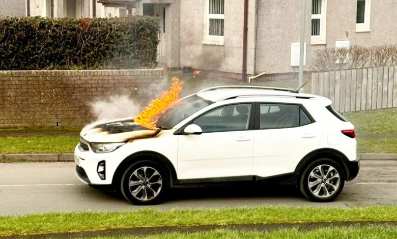 Baru 12 hari beli, kereta terbakar tiba-tiba