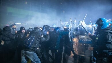 Protes ganas anti-Olimpik tercetus di Milan