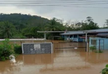 9 sekolah ditutup akibat banjir di Beaufort