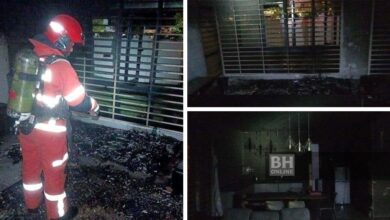 Seorang patah kaki, 7 lagi cedera ringan, sesak nafas, inap desa terbakar