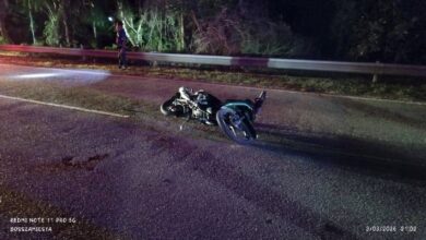 Penunggang motosikal maut dalam kemalangan dengan lori