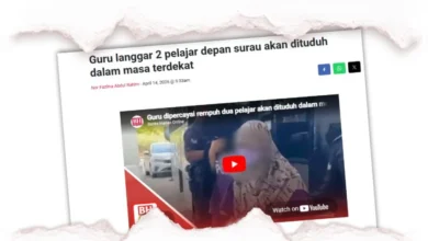 Jabatan Peguam Negara teliti secara adil sebelum dakwa guru rempuh pelajar
