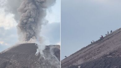 Hampir sampai puncak, pendaki bertempiaran lari