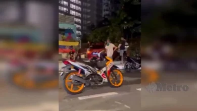Penunggang motosikal putus kaki dirempuh pemandu langgar lampu merah