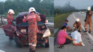 Pemandu maut, kereta terbabas di Pan Borneo