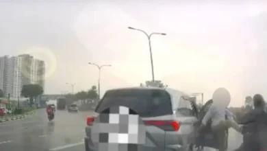 Pandu melulu, pukul penunggang motosikal di tengah-tengah jalan: Lelaki direman 4 hari