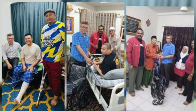 Ziarah Kasih UMNO Putrajaya, Sumbangan Kerusi Roda Ringankan Beban Pengundi Sakit