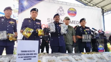 Polis rampas dadah bernilai lebih RM16 juta di Tawau