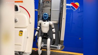 Robot humanoid punca penerbangan lewat