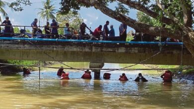 Warga emas dikhuatiri lemas jatuh di sungai, selimut ditemui di tepi sungai