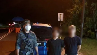 Wedding trip ends as 2 men nabbed at roadblock with suspected ketum
