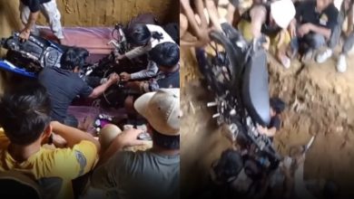 Dua motosikal dikuburkan bersama jenazah
