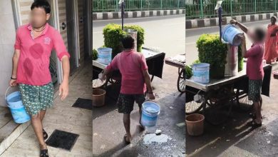 Penjual minuman guna air tandas