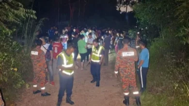 Hilang ketika mandi air terjun, 3 mangsa ditemui selamat awal pagi