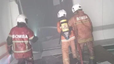 Enam cedera kilang terbakar di Kulai