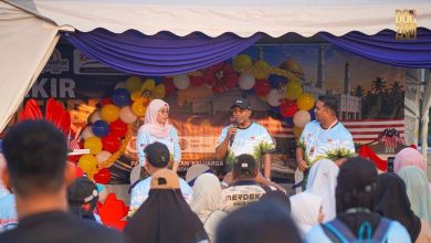 Jalur Gemilang Warnai Lekir Merdeka Fun Walk