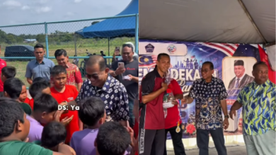 Khaled Nordin Turun Padang, Santuni Masyarakat Sempena Bulan Kemerdekaan