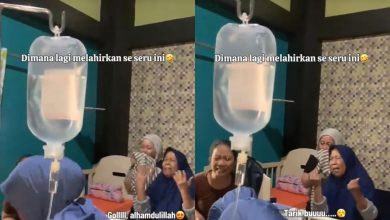 Bukan suami tetapi mertua, ipar teman isteri bersalin