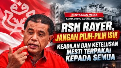 RSN Rayer Jangan Pilih Bulu … Keadilan Mesti Untuk Semua!
