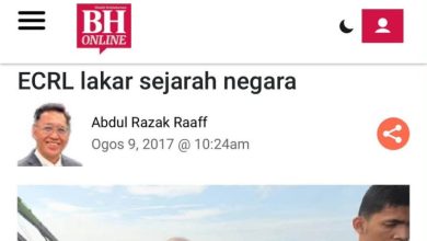 ECRL: Jangan Lupa Siapa Yang Mulakannya – Ahmad Maslan
