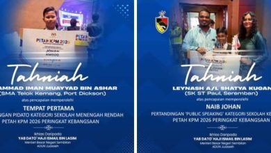 PETAH KPM 2026: MB Ucap Tahniah Kepada Warga Pendidikan N. Sembilan