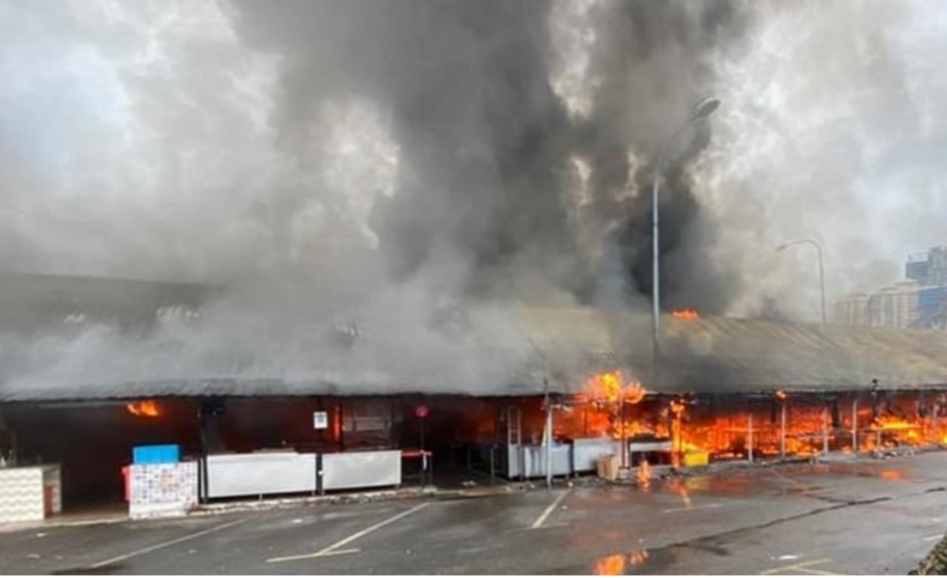 Pasar Besar Datuk Keramat Terbakar Lebih 40 Gerai Musnah Mykmu Net