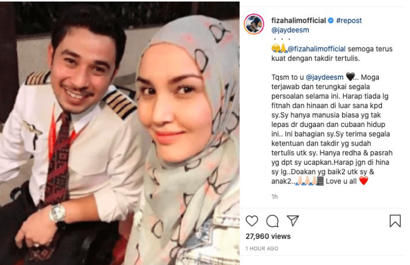 3 Kali Gagal Dalam Perkahwinan, Fiza Halim Diceraikan Melalui WhatsApp