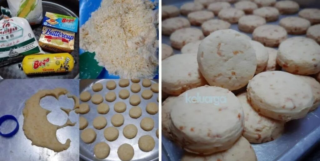 Resepi Biskut Bangkit Cheese Rangup & Cair Di Mulut