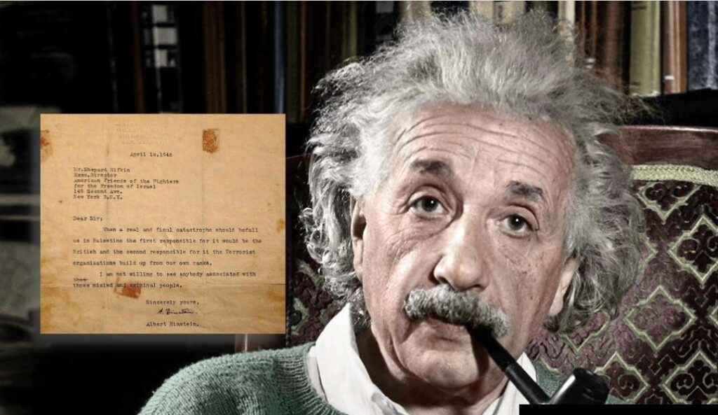 Surat Albert Einstein Kepada Zionis Setelah Kejadian Pembunuhan Orang Arab Di Deir Yassin