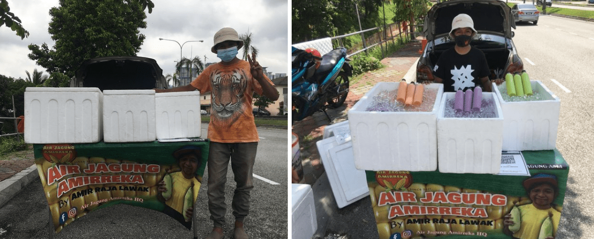 Amir Raja Lawak Gigih Jual Air Jagung Amirreka Sekitar Kajang