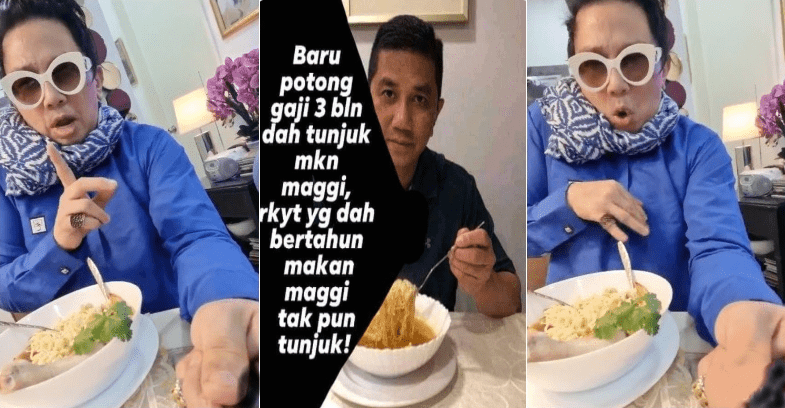 Diva AA Balun Abangnya Makan Maggie Kosong -'3 Bulan Potong Gaji Dah MENGGELUPUR!'