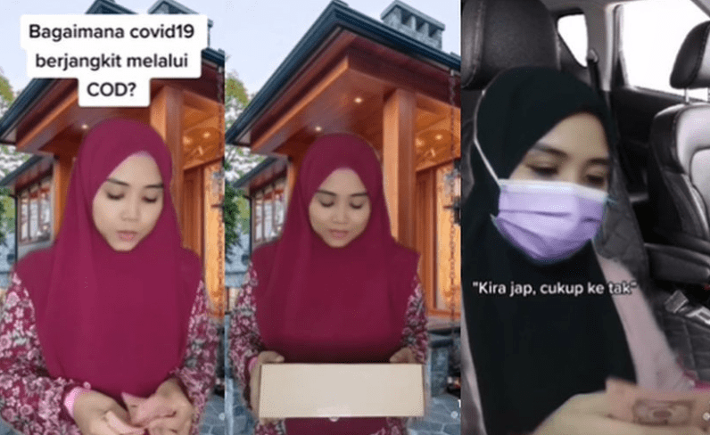 [VIDEO] Isteri Dedah Suami Positif Covid-19 Selepas Rider COD Barang Di Rumah Pelanggan Gelang Pink