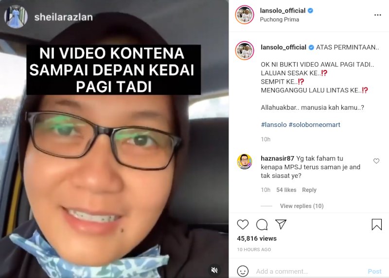 LAN SOLO BENGANG : KEDAI KENA SAMAN LAGI