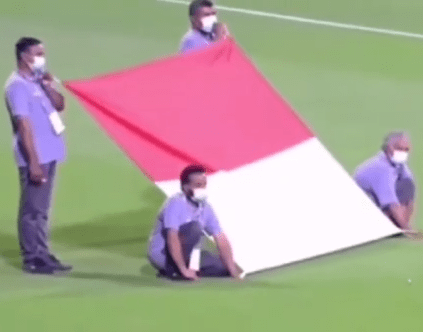 #KitaSerumpun - Lagu Negaraku Dimainkan Ketika Perlawanan Kelayakan Piala Dunia 2022 Indonesia Vs UEA! [VIDEO]