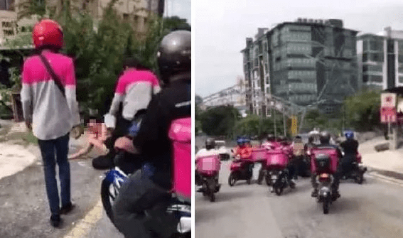 Polis tahan 6 rider Foodpanda kes pukul pelanggan hina Allah [VIDEO]