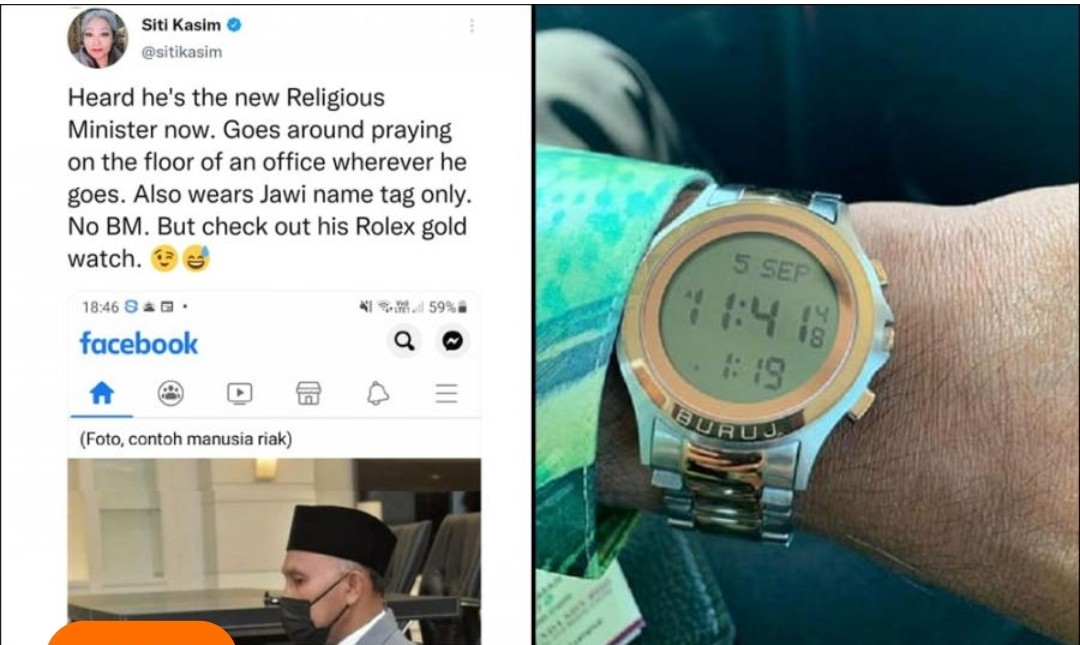 Idris Jawab Siti Kassim Jam Tangan Buruj Bukan Rolex Mykmu Net