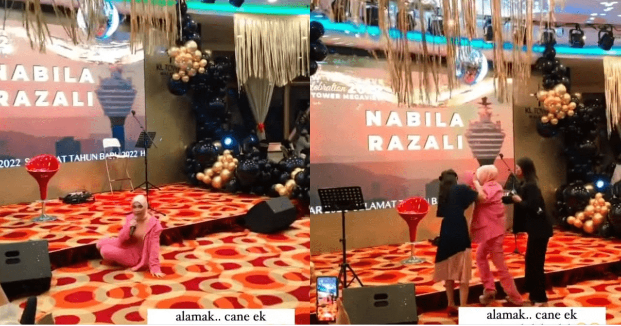 Walaupun ‘tergolek’ Nabila Razali sempat ucap selamat tahun baharu