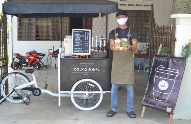 Ubah Basikal Roda Tiga Jadi Kedai Kopi Mykmu Net