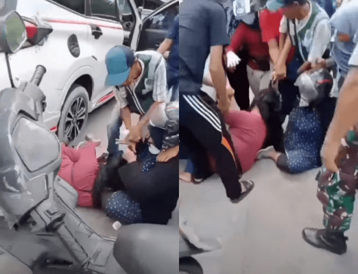 Wanita Nekad Serang Perempuan Simpanan Suami Di Jalan Raya [VIDEO] — MYKMU.NET