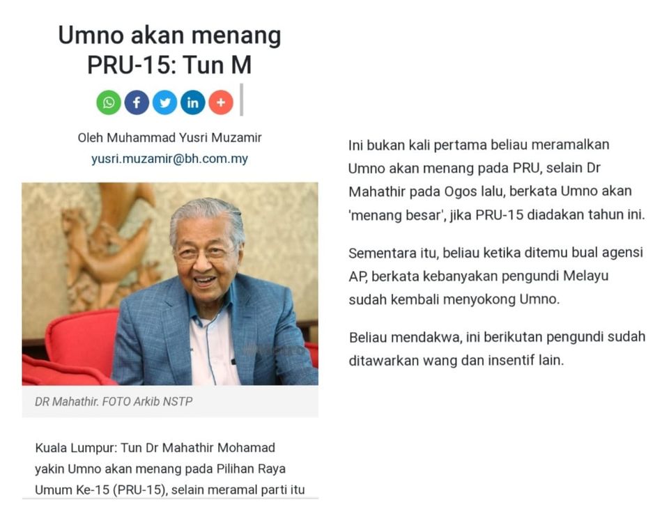 Dr. Mahathir Mohamad `tersilap auta'?.