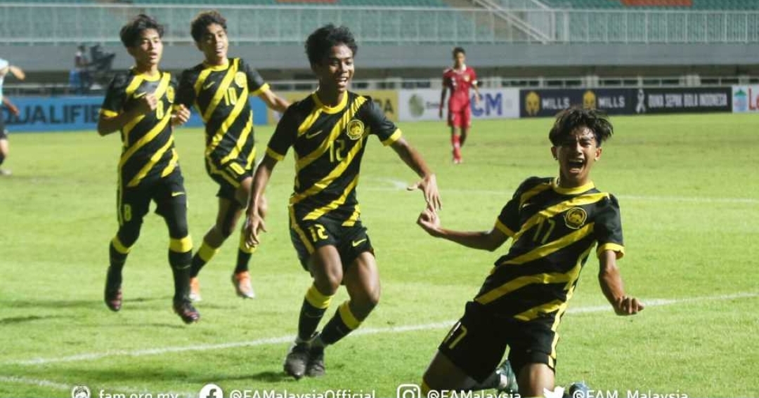 Skuad B-16 Negara Belasah Indonesia 5-1, Layak Ke Piala Asia - MYKMU.NET