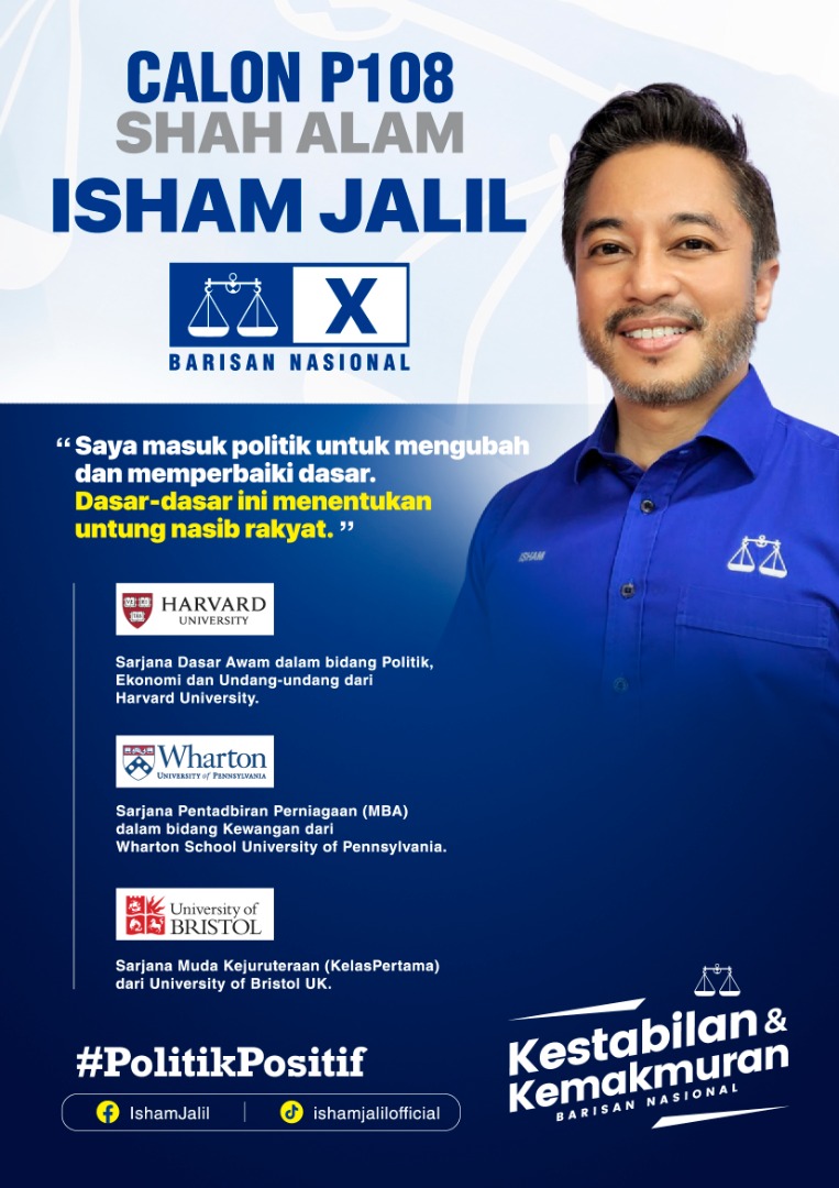 Taraf Akademik Isham Jalil Bonus Penduduk Shah Alam - MYKMU.NET